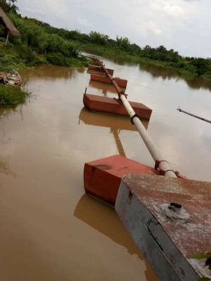 ขาย 650,000 เรือดูดทราย ยาว 15 ม.พร้อมใบอนุญาติเรือดูดทราย ดูดได้วันละ 300-500 คิว เครื่อง HINO ปั้ม