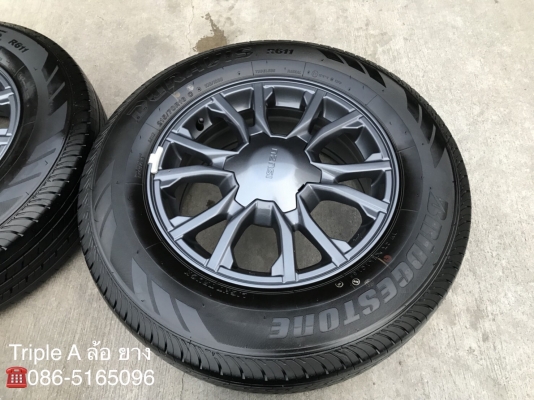 ล้อแม็กป้ายแดง ISUZU X-Series 2018 ขอบ 16 รุ่นใหม่ล่าสุด พร้อมยางป้ายแดง 215-70-16 Bridgestone ปี 18