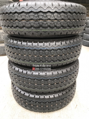 ยางป้ายแดง Bridgestone 215-70-15 ปี 18 ตุ่มอลัง เส้นสีชัด