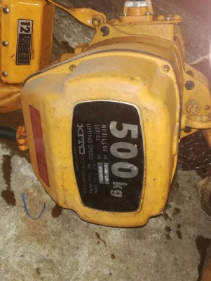 ขาย !! รอกโซ่ไฟฟ้า.KITO.ขนาด0.5ตัน380v.สภาพเดิมๆพร้อมใช้(ของแทบจะยังไม่ได้ใช้งาน) ขาย !! รอกโซ่ไฟฟ้า.KITO.ขนาด0.5ตัน380v.สภาพเดิมๆพร้อมใช้(ของแทบจะยังไม่ได้ใช้งาน)