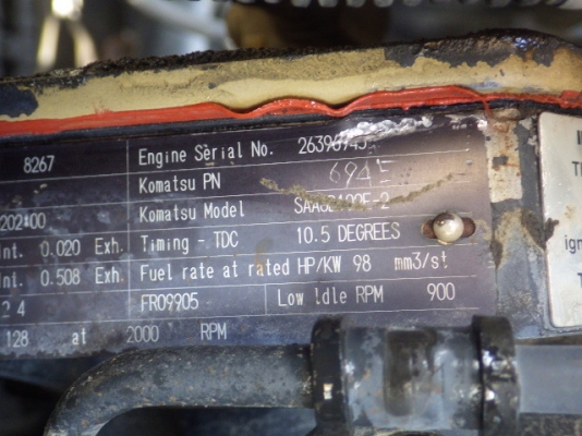 ขายรถตัก ยี่ห้อKOMATSU รุ่นWA320-5 ขายรถตัก ยี่ห้อKOMATSU รุ่นWA320-5