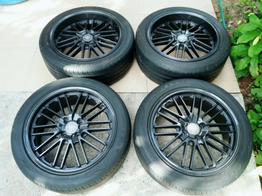 แม็กเก๋ง ขอบ17 4รู100 พร้อมยางนิตโตะ ปี16 ชุด 4ล้อ