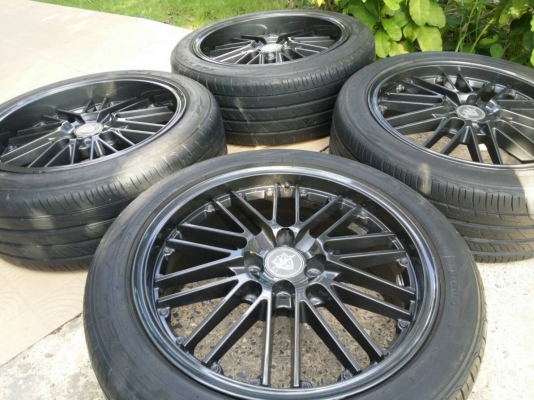 แม็กเก๋ง ขอบ17 4รู100 พร้อมยางนิตโตะ ปี16 ชุด 4ล้อ