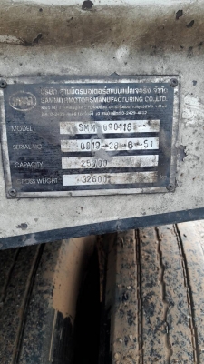 ลูกพ่วงสามคานไม่ดั้มพ์สามมิตร ปี51 ยาว7 เมตร สภาพสวย พร้อมใช้งาน สนใจสอบถามได้ค่ะ 083-9628875