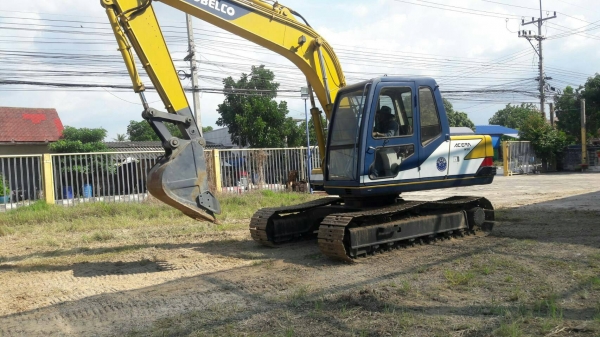 รถเก่านอกยังไม่ใช้เมืองไทยมี VDO ใช้ชม.KOBELCO SK120-/// เอกสารอินวอย ราคา 850000