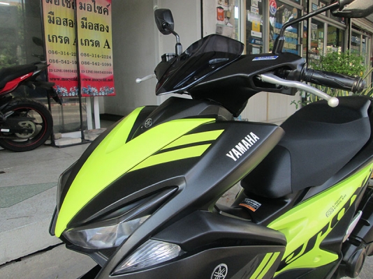 (โอนฟรี) ขาย Yamaha Aerox 155 CC ปลายปี 2017 ไมล์แท้ 5745 กม รถหัวฉีดประหยัดน้ำมัน แรงด้วยเครื่อง 155 CC สภาพสวย สีดำ เหลือง