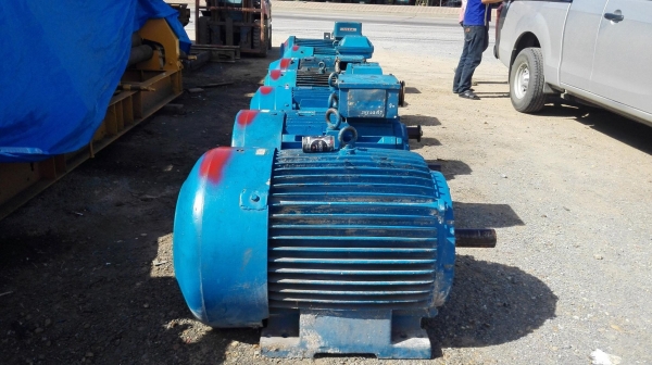 มอเตอร์ไฟฟ้ากำลังของเก็บสแป ขนาด 100-180 HP 380V มีรอบ 4 POLE / 2 POLE ของสวยสายเดิมวิ่งนิ่มทุกตัวพร