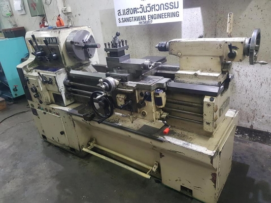 **ขายถูกๆเครื่องกลึงมือสอง(เก่านอก-แห้งๆญี่ปุ่น) YAM 850 6ฟุต กลึงเกลียวนิ้ว-มิล เบรค 3จับ10นิ้ว ปั๊มน้ำ ตัดออโต้ แน่นๆนิ่งๆเงียบๆ ทุกระบบเดิมๆ ใช้งานได้ดีมากครับ