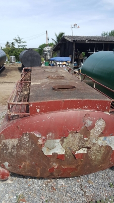 ถังน้ำมันติดรถมือสองขนาด 12000 ลิตร 4 ห้องตามสภาพไม่รั่วไม่ผุ