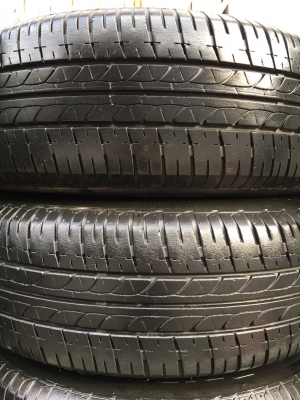 ล้อแม็ก 4รู100 ขอบ 14 สีเทากัน พร้อมยาง Bridgestone 175-70-14 ปี 14 แม็กสวย