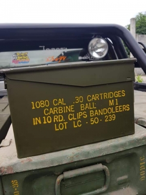 ขายกล่องเหล็กทหาร ขนาด กว้าง 6" ยาว 11" สูง 7" สภาพสวยๆ ไว้ใส่เครืองมือติดรถ