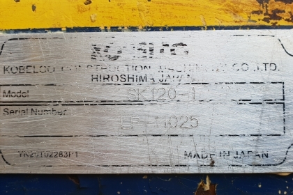 ขายด่วนรถแบคโฮKOBELCO-SK120MARK3มาร์ทีรถนอกเพิ่งนำเข้ามายังไม่เคยใช้งานในเมืองไทยเลย