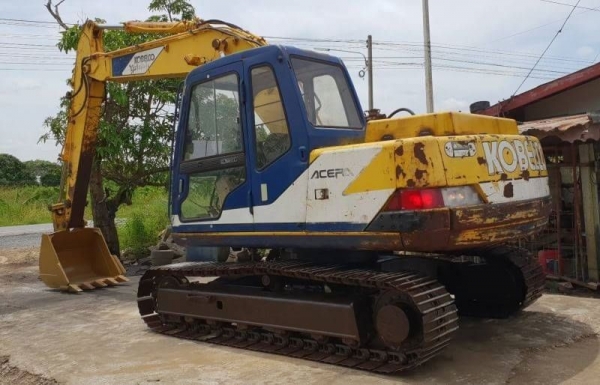 ขายด่วนรถแบคโฮKOBELCO-SK120MARK3มาร์ทีรถนอกเพิ่งนำเข้ามายังไม่เคยใช้งานในเมืองไทยเลย