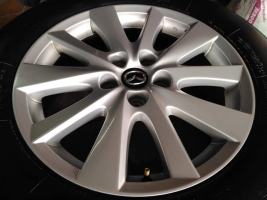 ล้อแม็ก Mazda CX-5 ขอบ 17 พร้อมยาง BF Goodrich Adventage SUV  225 65 17 ผลิตปี 2016 ยางสวย ล้อเดิมๆ ขายถูกๆ ทั้งชุด 8900.- *** ใส่ฟรี รับเทิร์น รับบัตรเครดิตทุกธนาคาร ส่งทั่วไทย