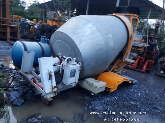 ขาย ถัง โม่ปูน ผสมคอนกรีต ติดรถบรรทุก ขนาดเล็ก 3.5 คิว ของเก่านอก