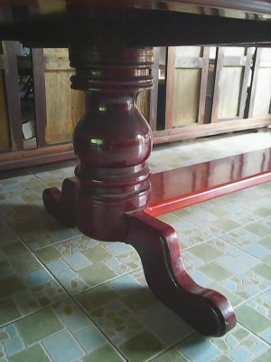 ชุดโต๊ะ+เก้าอี้ไม้มะค่า(เก้าอี้9ตัว)