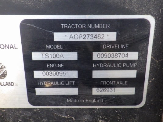 ขายรถไถ ยี่ห้อ FORD รุ่น TS100A ขายรถไถ ยี่ห้อ FORD รุ่น TS100A