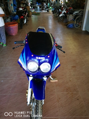 TZR-R เครื่องดีไม่ดัง ทะเบียนพร้อมโอน ภาษีขาดเกิน มอเตอร์​วาว์ทำงานปกติไฟติดทุกจุด ราคา 13,500 บาท ส