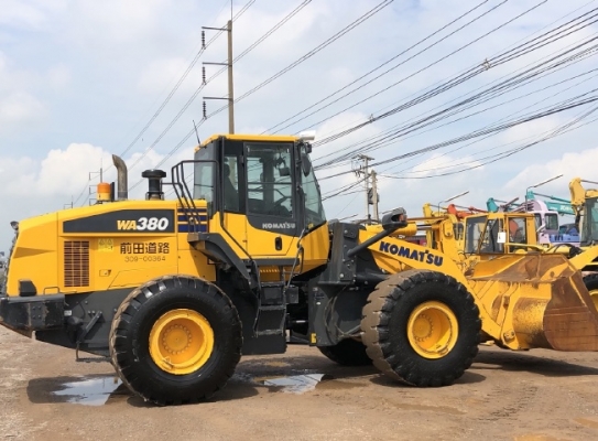 ขายรถตักล้อยาง KOMATSU WA380-7 ปี 2014 รถนอกนำเข้าเองจากญี่ปุ่น สภาพสวยพร้อมใช้ มีVDOการทำงานครับ ขายรถตักล้อยาง KOMATSU WA380-7 ปี 2014 รถนอกนำเข้าเองจากญี่ปุ่น สภาพสวยพร้อมใช้ มีVDOการทำงานครับ