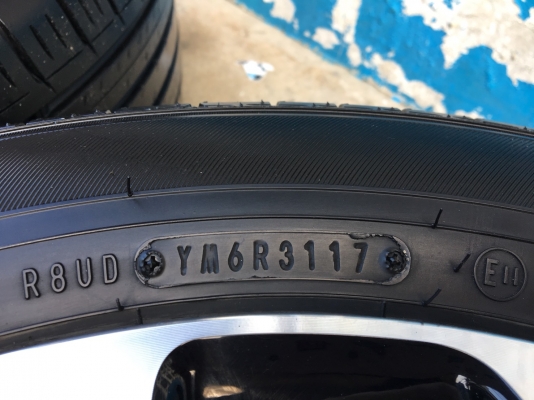 ล้อแม็ก Honda Civic FC ขอบ16 พร้อมยาง Dunlop 215-55-16 ปี 17 สภาพดี ดอกยางเต็ม