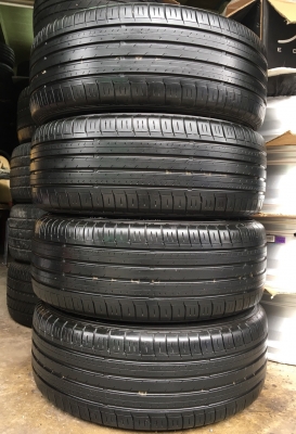 ล้อแม็ก Honda Civic FC ขอบ16 พร้อมยาง Dunlop 215-55-16 ปี 17 สภาพดี ดอกยางเต็ม