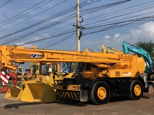 ขายรถเครน TADANO TR250M-5 (ขนาด 25 ตัน) ปี 1993 รถนอกนำเข้าครับ ไม่เคยใช้งานในไทย มีVDOการทำงาน