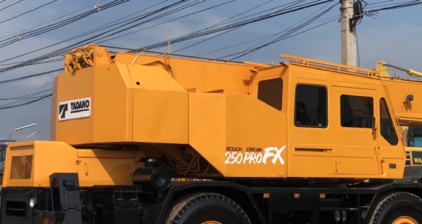 ขายรถเครน TADANO TR250M-5 (ขนาด 25 ตัน) ปี 1993 รถนอกนำเข้าครับ ไม่เคยใช้งานในไทย มีVDOการทำงาน