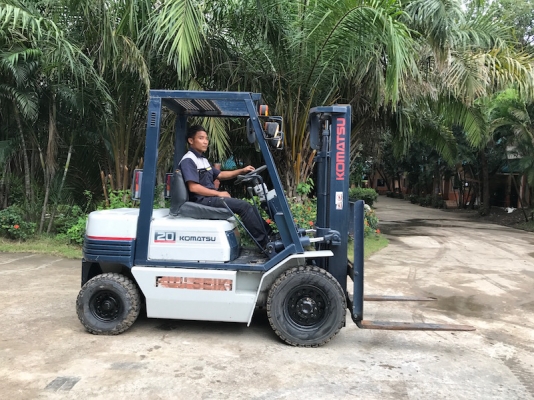 ขายFORKLIFT KOMATSU FG20-11(2ตัน) สวยเดิมจากญี่ปุ่น ยังไม่เคยใช้ในไทย 135,000เท่านั้น!!