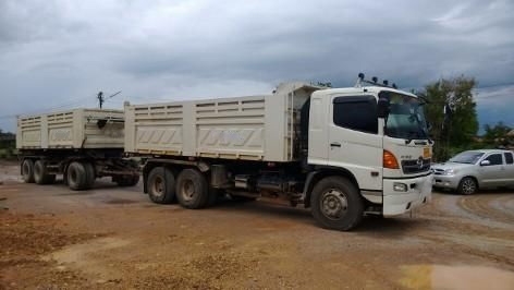 รถฮีโน่ 10 ล้อดั๊ม 380 แรงม้า ปี 53 ( ขายแม่ลูก )  สนใจติดต่อ 081 - 6079515