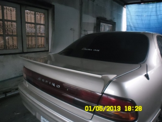 ขายสปอยเลอร์หลัง nissan  cefiro a32  ทรง diana