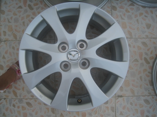 ขายล้อแม็ก Mazda 2 15"x6" et45 4รู100 (081-3747940)