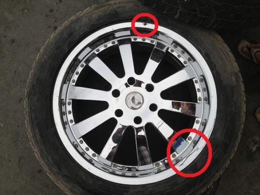 ขายล้อแมกซ์โครเมี่ยม ขอบ 20 พร้อมยาง Falken ปี 08