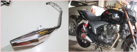 ท่อkeeway rkv 200 ทรงหัวปลี (ปิดการขาย ขายแล้วจ๊ะ)