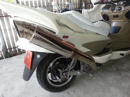 ขาย Suzuki Skywave K8-250cc type-M สีขาวใหม่ รถสวย แต่งมาพร้อม