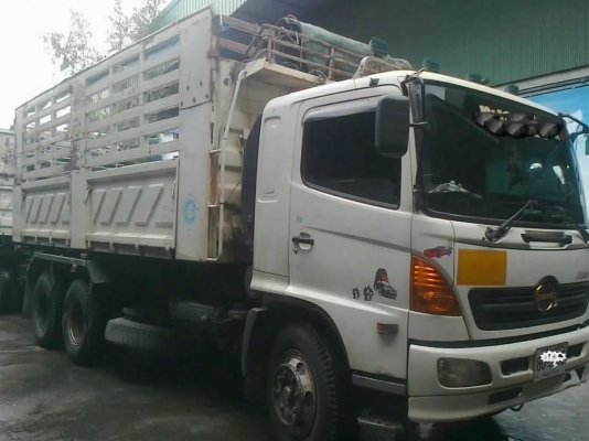 HINO MEGA FM 260 HP EURO2 ปี 49 รถพ่วงแม่+ลูก กระบะดั๊มพ์เหล็ก 12 ตันคอกสูงเกษตรของสามมิตรลอนเฉียงทั้งแม่ทั้งลูก ลูก 2 คานดั๊มพ์ เครื่องแน่นแรงดี ภายในเก๋งสวยครบพร้อม ช่วงล่างแน่น ยางสภาพดี 70\% ทั้งแม่ทั้งลูกพร้อมบรรทุกพร้อมใช้งาน เอกสารทะเบียนภาษีครบพร้อ HINO MEGA FM 260 HP EURO2 ปี 49 รถพ่วงแม่+ลูก กระบะดั๊มพ์เหล็ก 12 ตันคอกสูงเกษตรของสามมิตรลอนเฉียงทั้งแม่ทั้งลูก ลูก 2 คานดั๊มพ์ เครื่องแน่นแรงดี ภายในเก๋งสวยครบพร้อม ช่วงล่างแน่น ยางสภาพดี 70\% ทั้งแม่ทั้งลูกพร้อมบรรทุกพร้อมใช้งาน เอกสารทะเบียนภาษีครบพร้อ