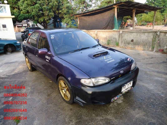 ขาย Hyundai accent วางเครื่อง toyota 4e turbo ราคา 65,000 บาท +++++++++