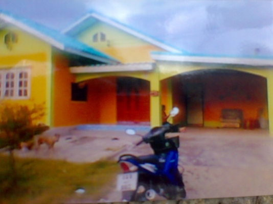 ขายด่วนบ้านพร้อมทื่ดินถูกๆ เนื้อที่ 2.5 ไร่ สวยๆแถวพนัสนิคม ชลบุรี