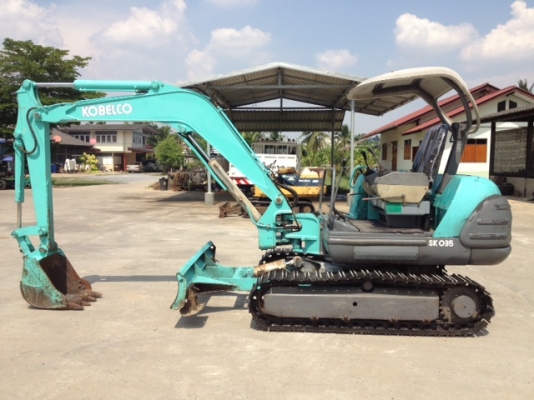 ขาย KOBELCO SK035 สภาพสวย มือสองญี่ปุ่น นำเข้าเอง ยังไม่เคยใช้งานในไทย
