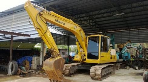 KOMATSU PC 120-5 เก่านอก ไฟฟ้าครบ ช่วงล่างเต็ม รถสวยมาก