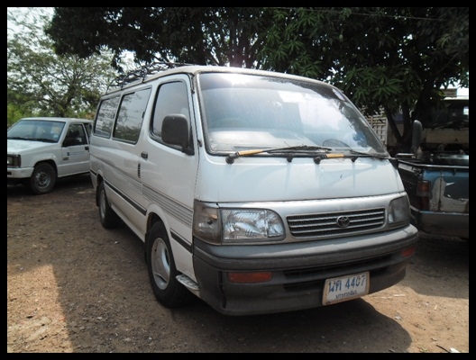 รถตู้หัวจรวด สวยสวยจริงๆ ติดแก๊ส LPG