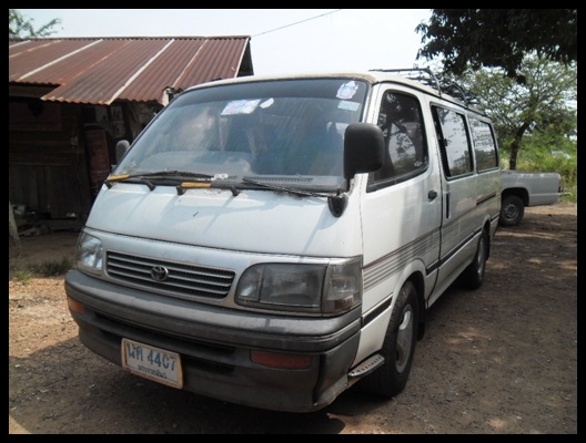 รถตู้หัวจรวด สวยสวยจริงๆ ติดแก๊ส LPG