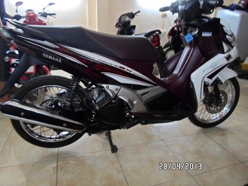 ถูกที่สุด ขาย YAMAHA NOUVO SX 125 หัวฉีด ปี 2012 สี ขาว-ม่วง