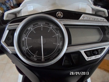 ถูกที่สุด ขาย YAMAHA NOUVO SX 125 หัวฉีด ปี 2012 สี ขาว-ม่วง