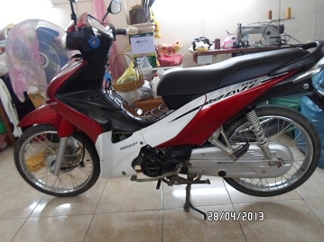 ถูกที่สุด ขายHONDA WAVE 110i หัวฉีด ปี 2010 สี แดง-ขาว