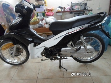 ถูกที่สุด ขายHONDA WAVE 110i หัวฉีด ปี 2010 สี ดำ-ขาว