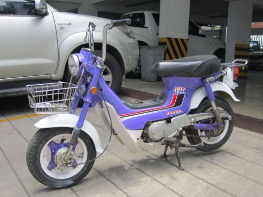ขายด่วนรถป๊อบ Honda Chaly 50cc.ไฟบน+แม็ก 4 ก้านแท้เดิมๆ วิ่งดีพร้อมใช้ ช้าอด กทม.