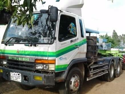 MITSUBISHI FUSO 240 HP TURBO INTER EURO2 ปี 47 รถบรรทุก 10 ล้อหัวลาก 2 เพลา พร้อมหางลาก 2 คาน รถสวยจัดทั้งคู่สภาพดีสุดๆ เครื่องแห้งแรงดี หัวเก๋งภายในคอนโซลสวยครบ แอร์ พ.เพาเวอร์ ก.ไฟฟ้า เบรคทริ๊ปฟี้ ช่วงล่างแน่นคัชซีสวย ยางเรเดี่ยนทั้้งหมดสภาพดี 80\% พร้อม