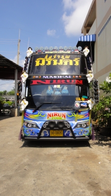 ขายรถบัสพัดลม Benz ตัวถังเชิดชัย