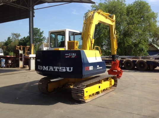 ขาย PC60-6 ติดหัวคีบยกได้สูง4.6เมตร คีบไม้คีบอ้อยขึ้นสิบล้อสบาย เก่าญี่ปุ่น มีวิดีโอการทำงาน ขาย PC60-6 ติดหัวคีบยกได้สูง4.6เมตร คีบไม้คีบอ้อยขึ้นสิบล้อสบาย เก่าญี่ปุ่น มีวิดีโอการทำงาน