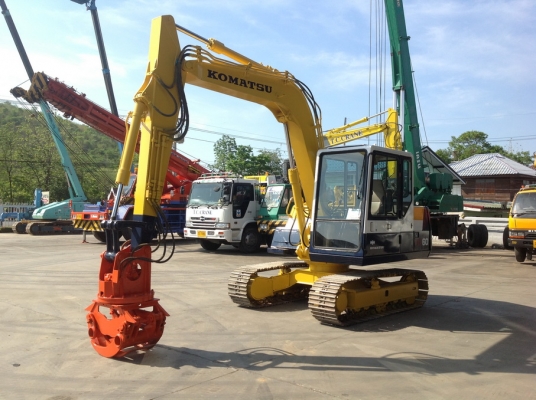 ขาย PC60-6 ติดหัวคีบยกได้สูง4.6เมตร คีบไม้คีบอ้อยขึ้นสิบล้อสบาย เก่าญี่ปุ่น มีวิดีโอการทำงาน ขาย PC60-6 ติดหัวคีบยกได้สูง4.6เมตร คีบไม้คีบอ้อยขึ้นสิบล้อสบาย เก่าญี่ปุ่น มีวิดีโอการทำงาน